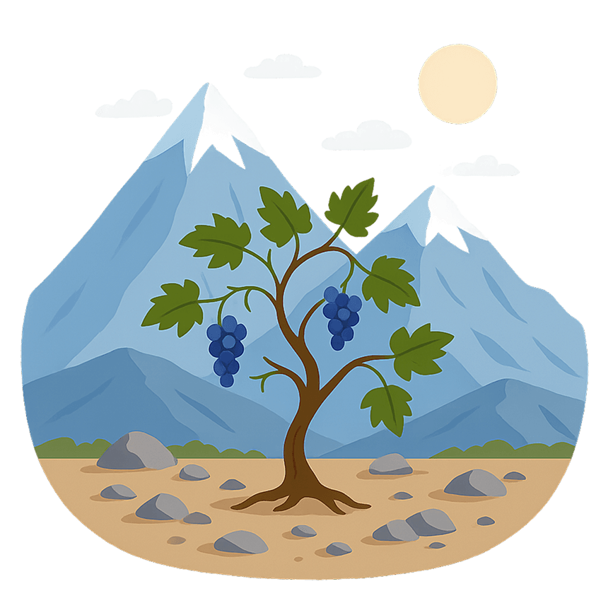 Illustration du climat climat froid et sec