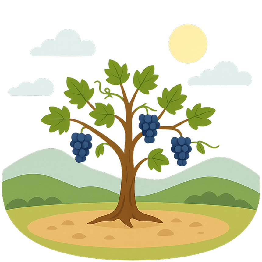 Illustration du climat climat modéré et équilibré