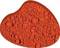 Argile rouge ferreuse